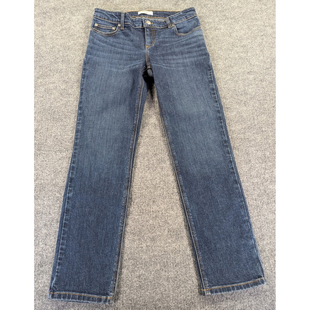 Neems Los Angeles Custom made Organic Cotton Straight Leg Jeans Dark Wash NWT